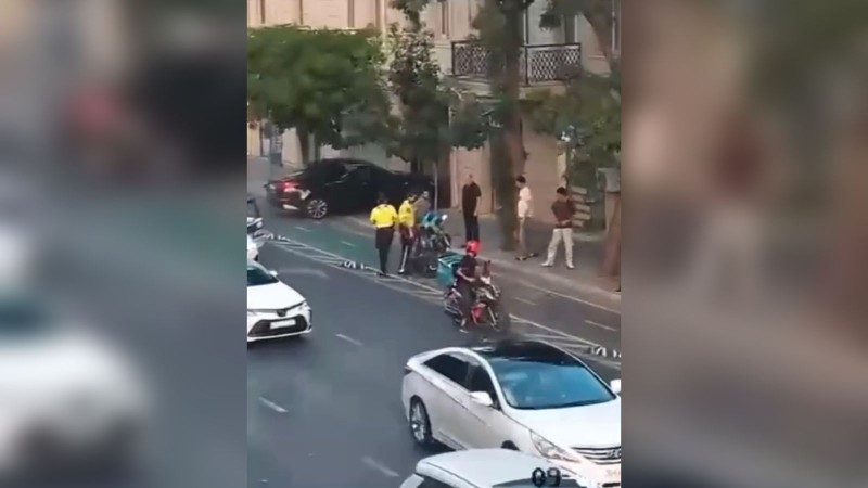 "Avtosluq" eden daha bir motosiklet surucu hebs edildi - VIDEO