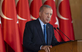 Erdogan Turkiye xalqini Zefer Bayrami munasibetile tebrik etdi