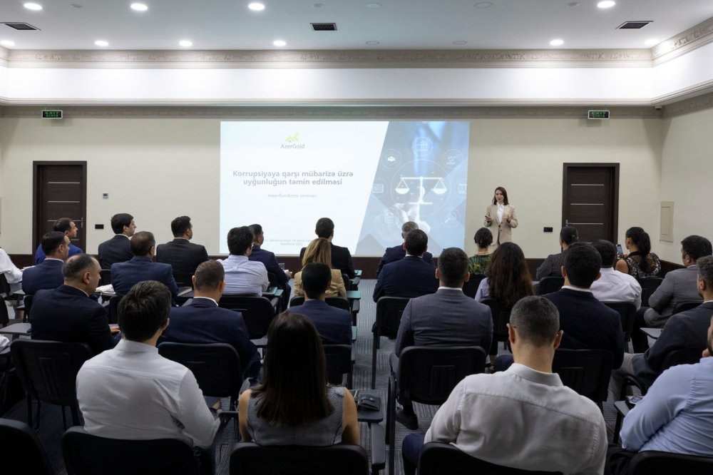 “AzerGold” QSC-de korrupsiyaya qarsi mubarize uzre maariflendirme seminari kecirilib
