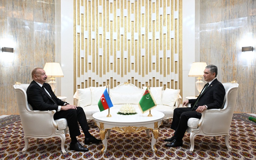 Bu gun Turkmenistan, Ozbekistan, Azerbaycan rehberlerinin ucterefli gorusu kecirilecek