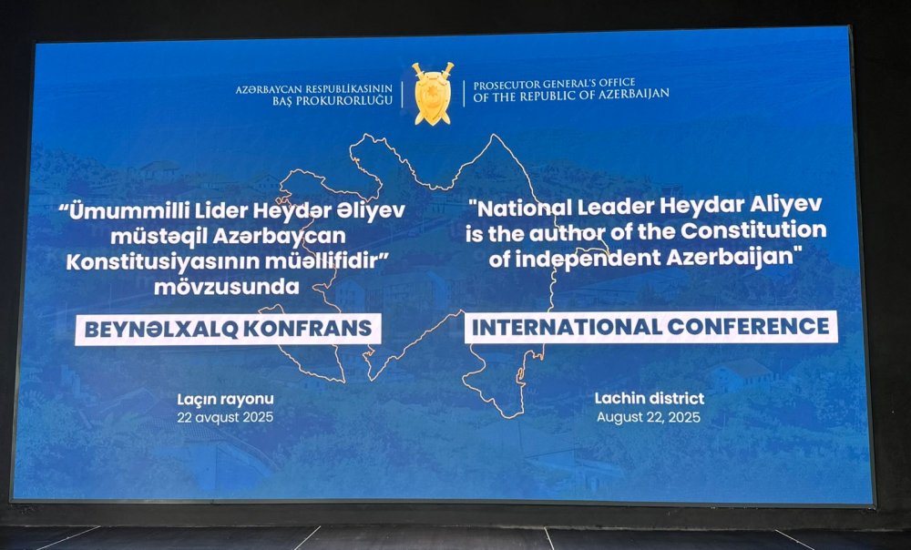 Bas Prokurorluq Lacinda beynelxalq konfrans kecirir