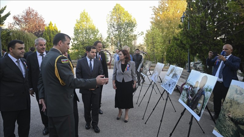 Turkiyede Azerbaycan sehidleri anildi