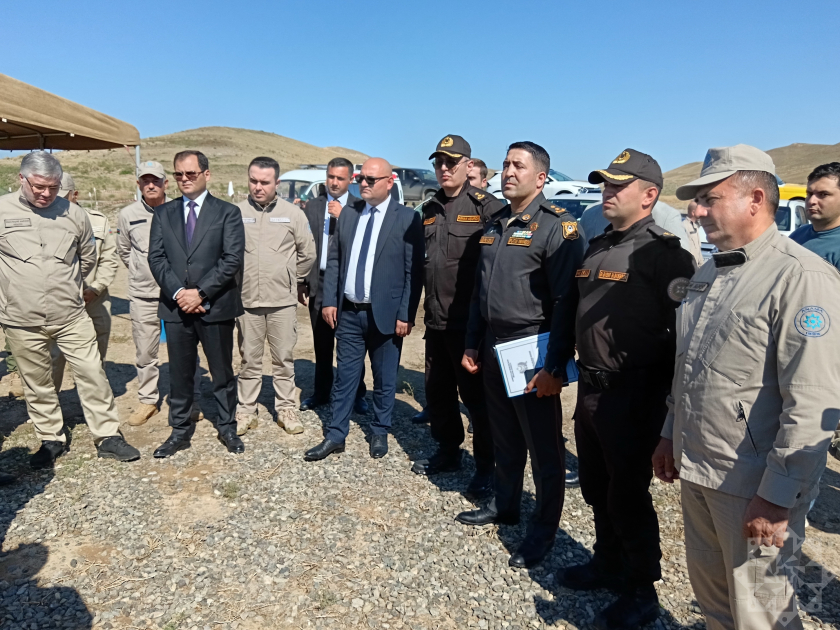 Minalardan ve partlamamis herbi sursatlardan temizleme uzre Isci qrupunun Fuzuli ve Cebrayila seferi baslayib FOTO