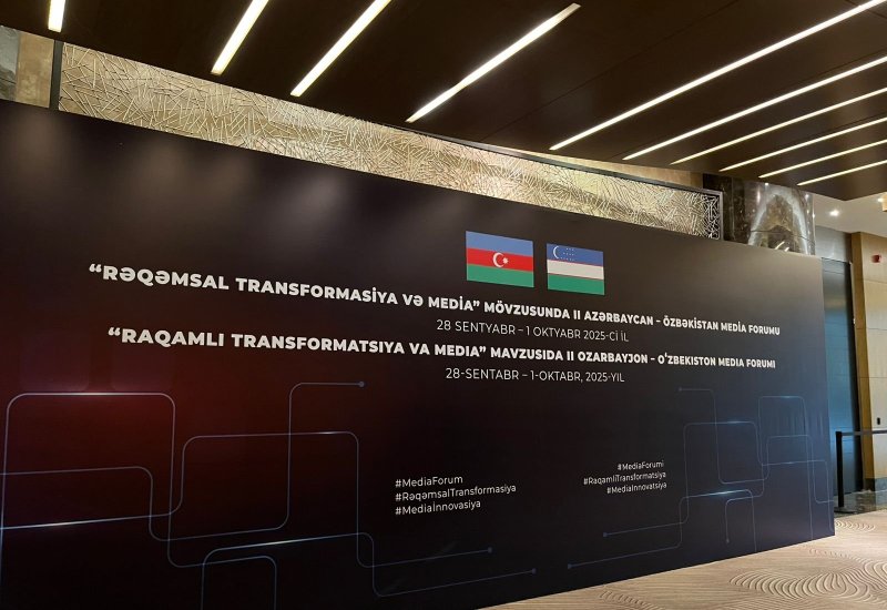 Bakida II Azerbaycan–Ozbekistan Media Forumunun acilis merasimi kecirilir