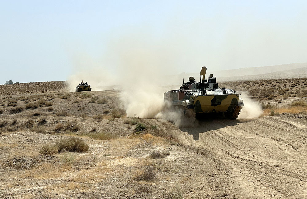 Azerbaycan Ordusunda doyus mesgeleleri kecirilib - VIDEO