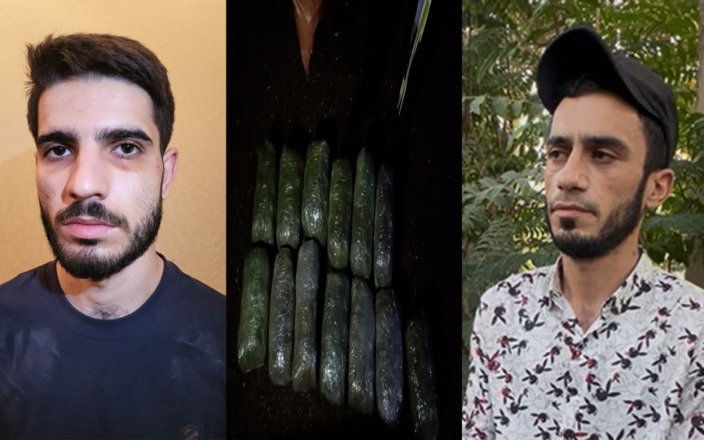 Yasamalda polis emeliyyat kecirdi, narkokuryerlerden 31 kiloqram narkotik vasite askarlandi - VIDEO