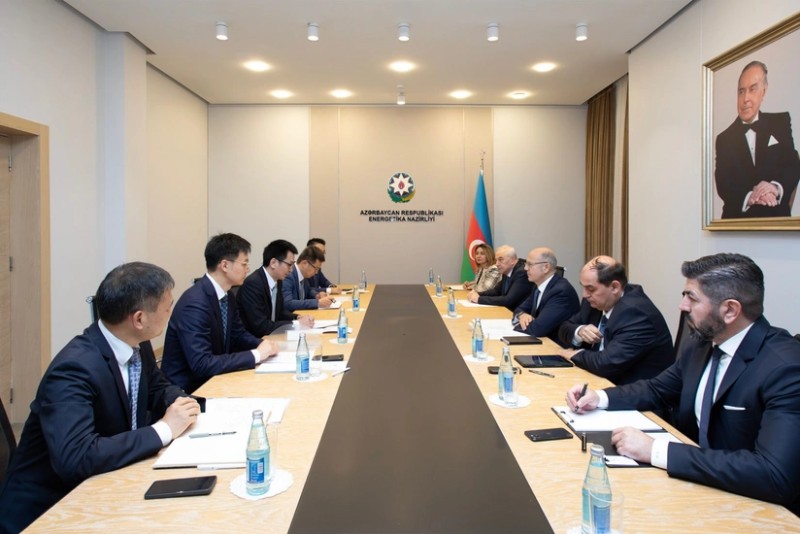 Azerbaycan ve Cin enerji sahesinde potensial investisiya imkanlarini muzakire edib