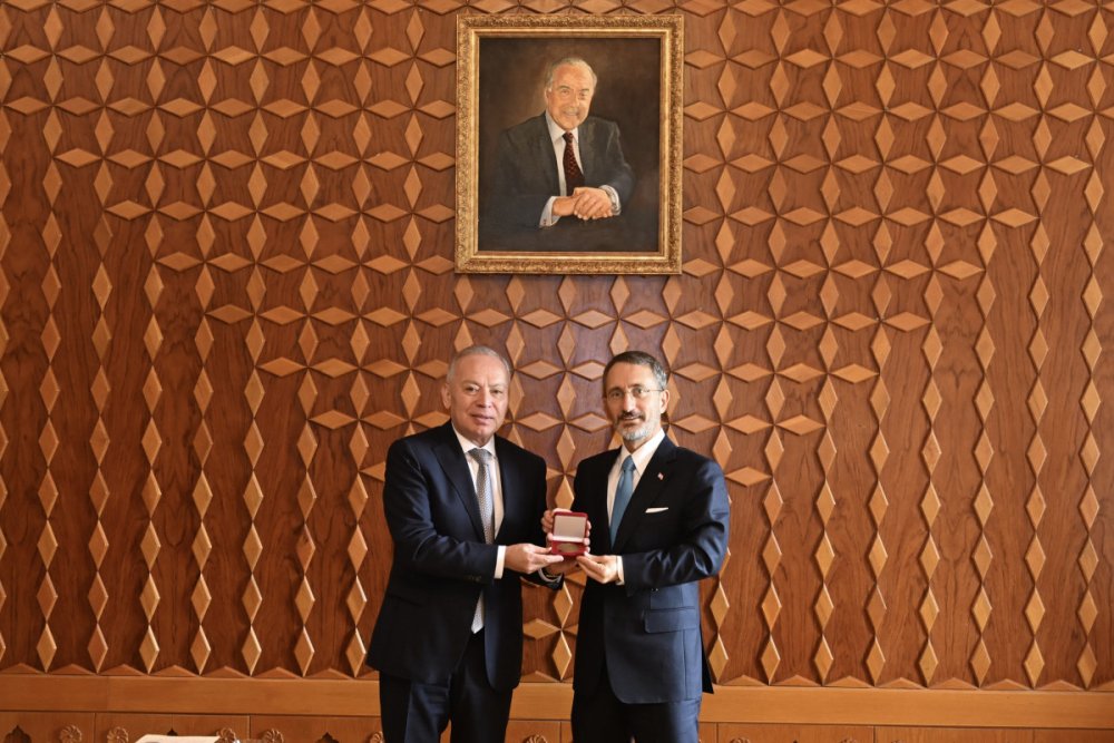 Fahrettin Altun Azerbaycanda seferdedir