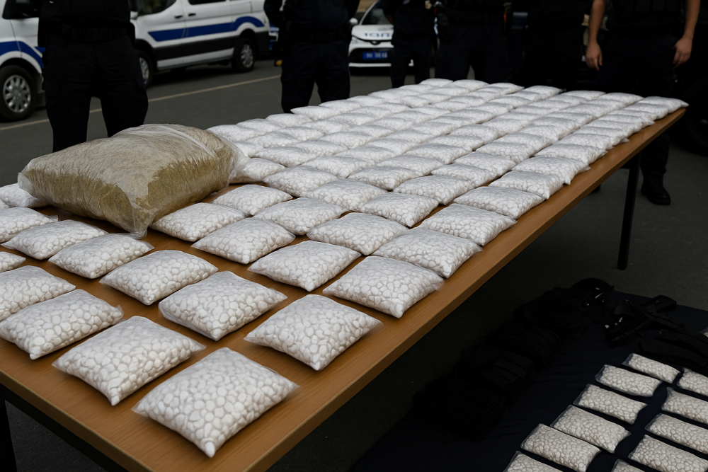 Turkiyede 74 seherde narkotik emeliyyati: 2 mine yaxin subheli saxlanilib