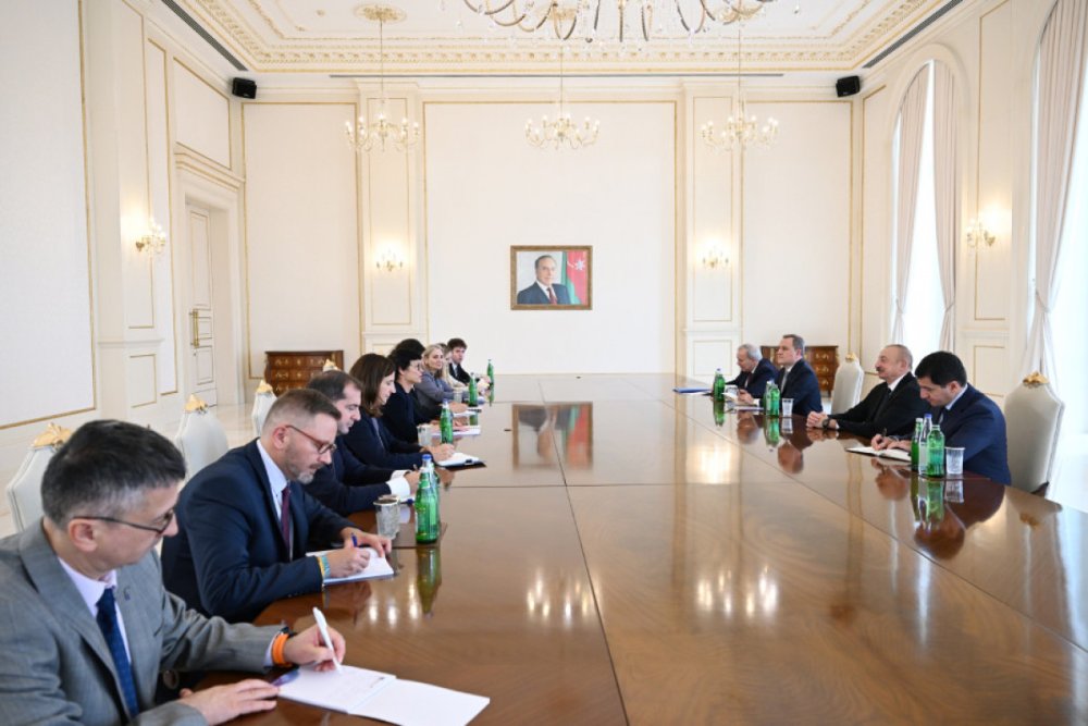 Prezident Ilham Eliyev AI-nin Genislenme uzre komissarini qebul edib
