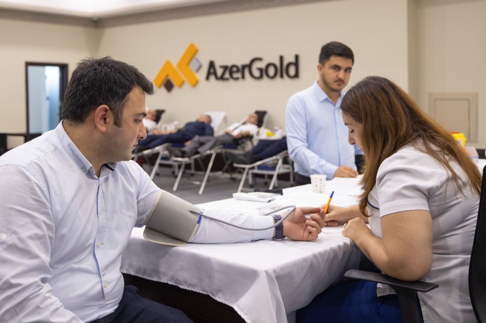 “AzerGold” QSC-de novbeti qanverme aksiyasi kecirilib