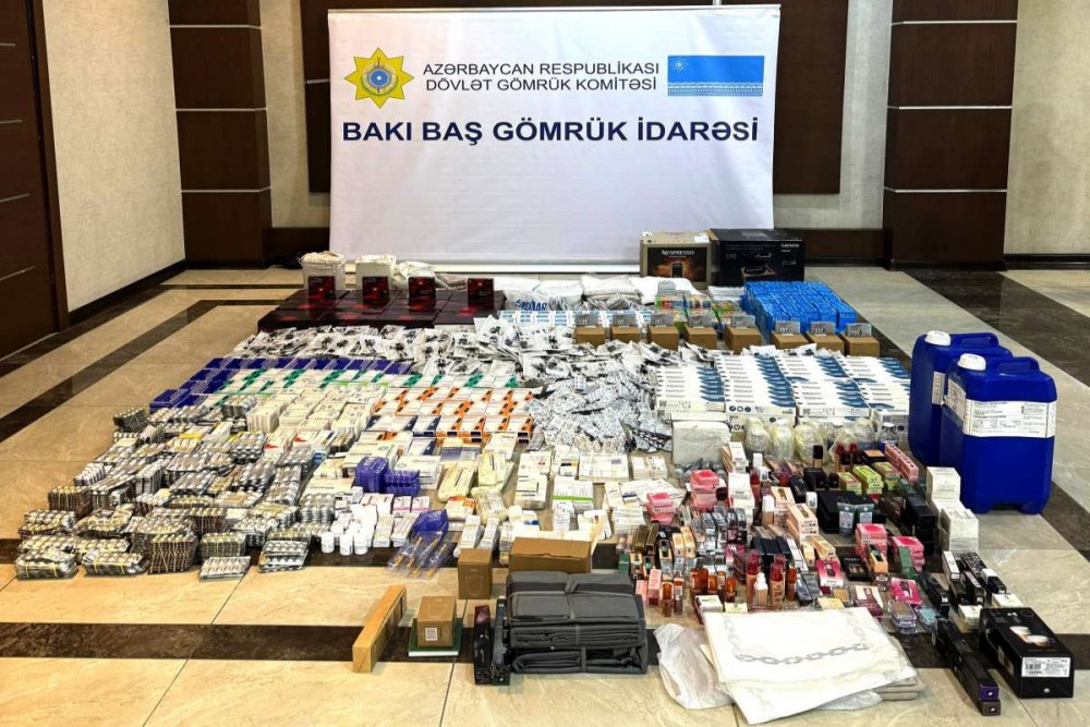 Gomrukde beyan edilmeyen mallarin olkeye getirilmesinin qarsisi alinib