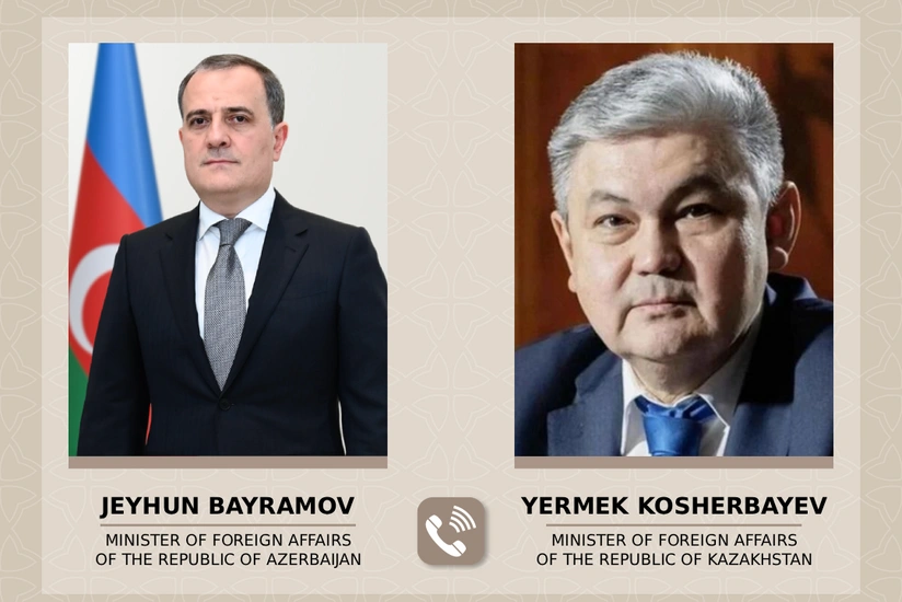 Ceyhun Bayramov Qazaxistanin yeni xarici isler nazirini tebrik edib