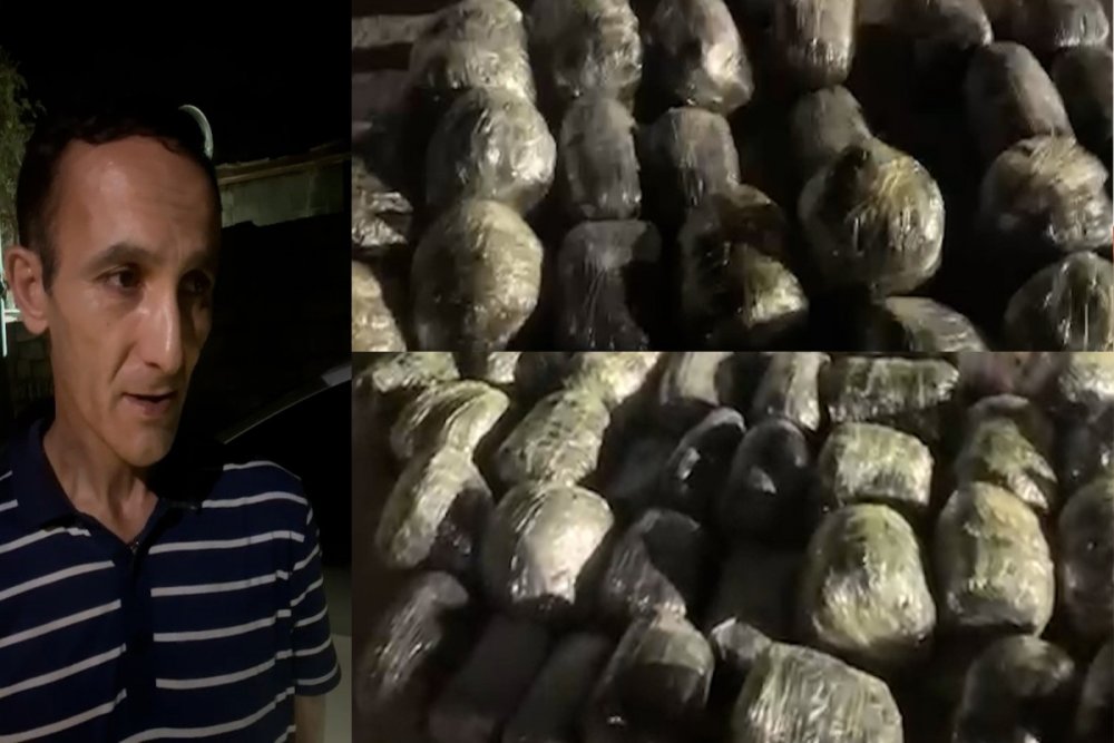 Polis Bakida emeliyyat kecirib, 60 kq narkotik askarlanib - VIDEO