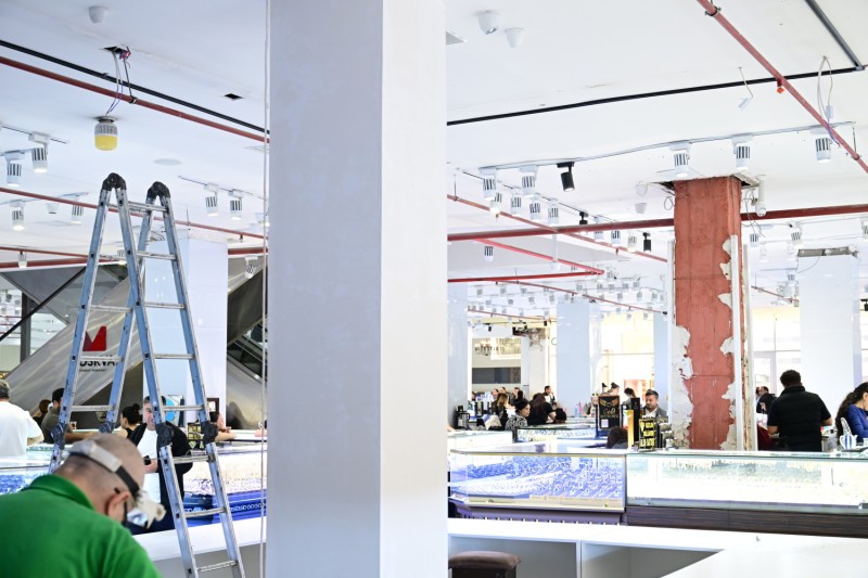 “Moskva” univermaginda  qanunsuz temir isleri aparilib - FOTOLAR