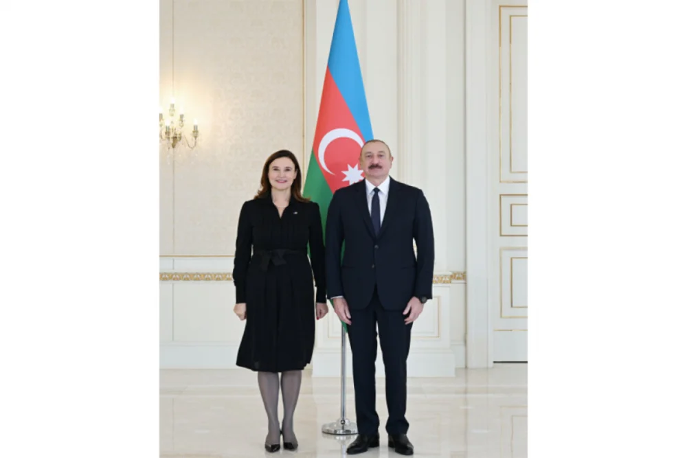 Prezident Ilham Eliyev AI-nin yeni sefirinin etimadnamesini qebul edib