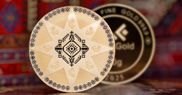 “Lacin” qizil ve gumus sikke kolleksiyasi teqdim edildi