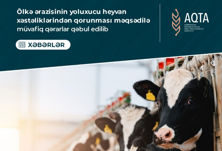 AQTA: Oktyabrin 25-den etibaren heyvan bazarlarinda muveqqeti mehdudiyyetler tetbiq olunacaq