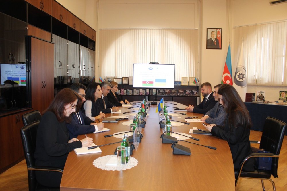 Sebine Eliyeva Ukrayna Ombudsmani ile gorusub