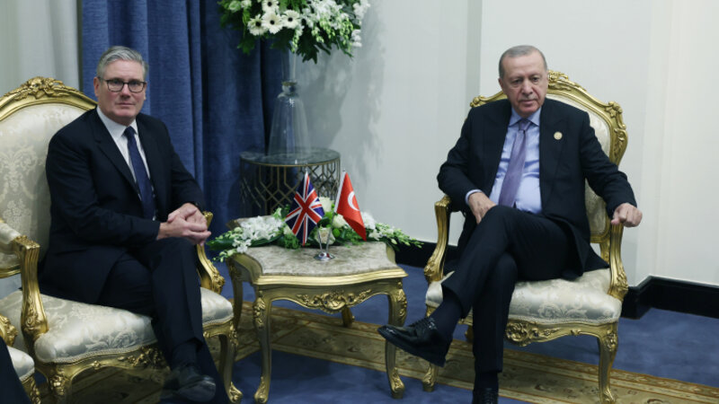 Erdogan Kir Starmerle gorusdu