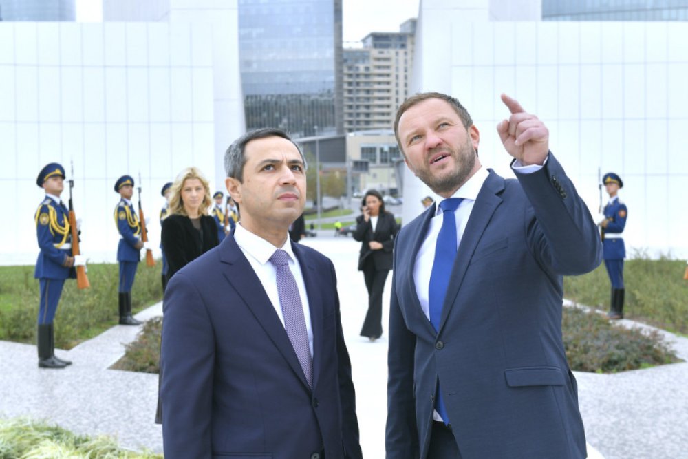 Estoniyanin xarici isler naziri Zefer parkini ziyaret edib