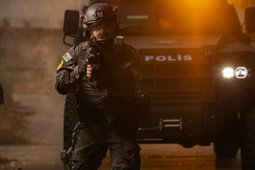 Bakida polise silahli muqavimet gosteren subheli zerersizlesdirilerek saxlanilib