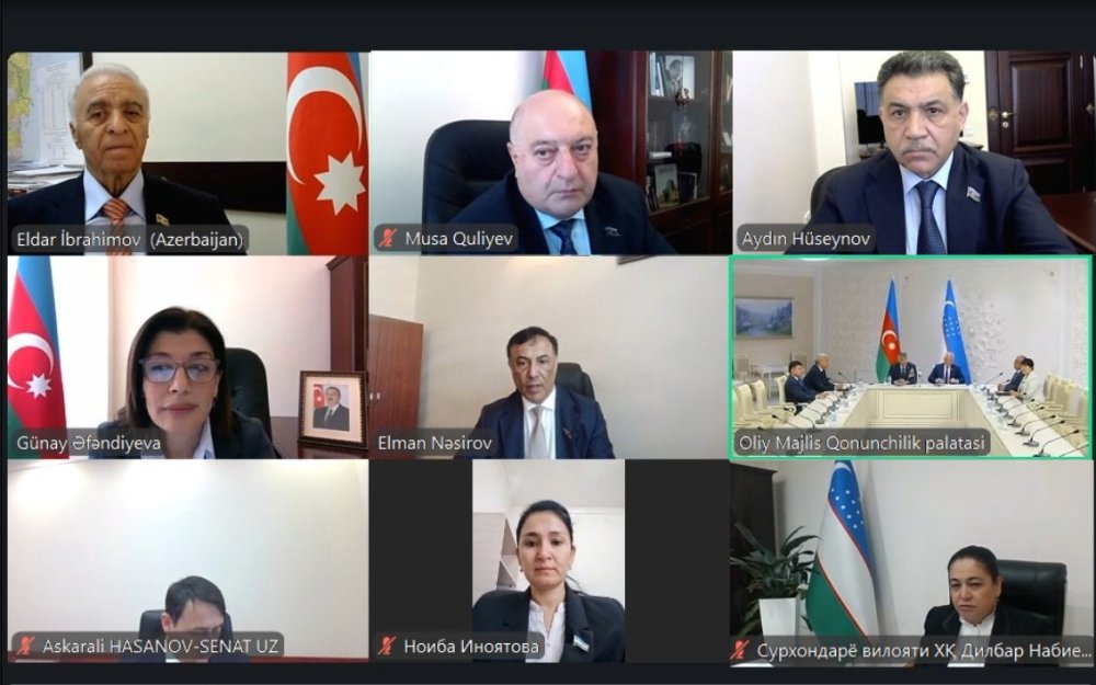 Azerbaycan ve Ozbekistan arasinda parlamentlerarasi emekdasliq meseleleri muzakire olunub
