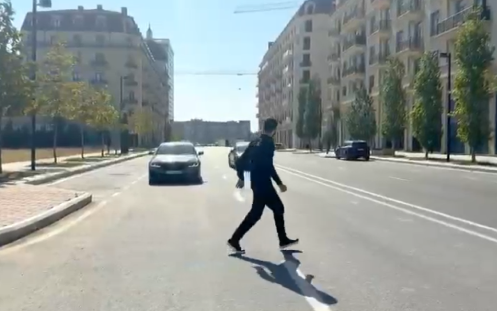 DYP piyadalara muraciet etdi - VIDEO