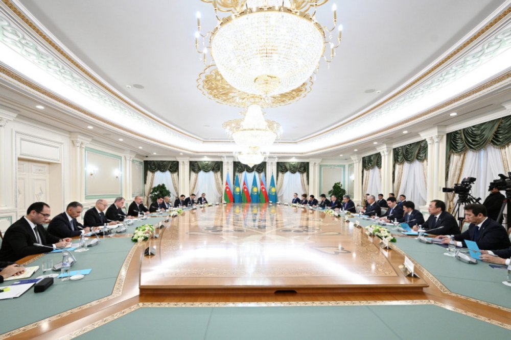 Astanada Azerbaycan-Qazaxistan Ali Dovletlerarasi Suranin ikinci iclasi kecirilib