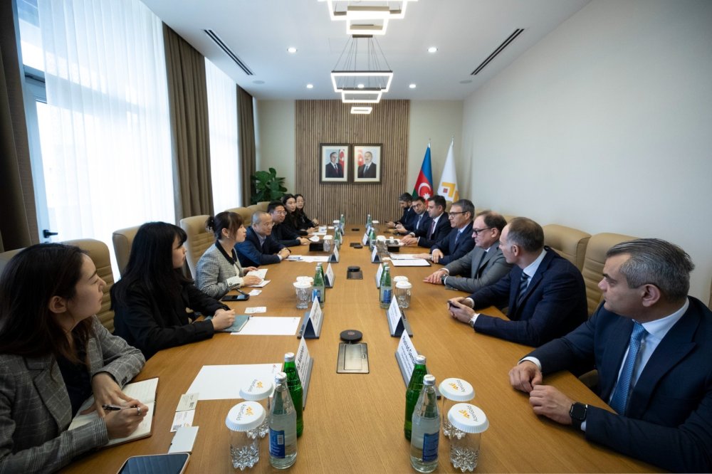 “AzerGold” QSC-de Cin numayende heyeti ile gorus kecirilib