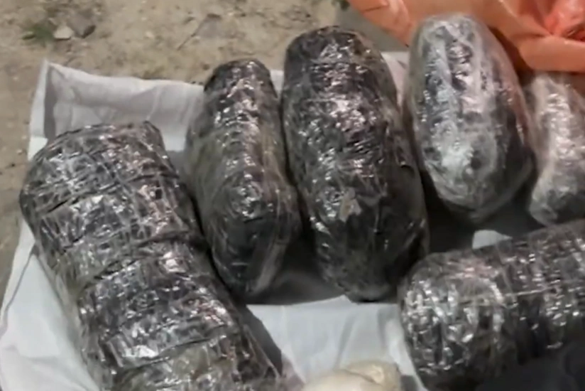 Qaradagda kuryerden 10 kiloqramdan artiq narkotik askarlanib