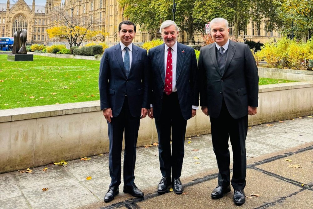 Hikmet Haciyev Britaniyanin Azerbaycan uzre ticaret elcisi ile gorusub