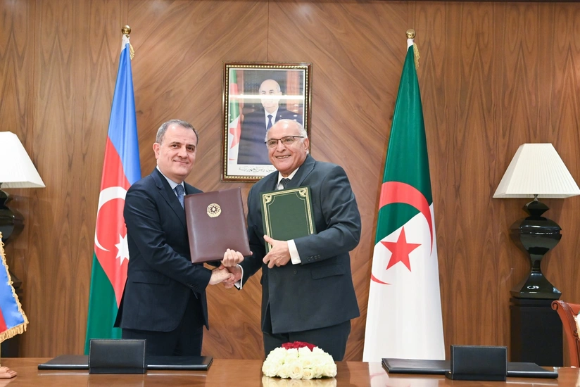 Azerbaycan ve Elcezair arasinda Birge Komissiyanin yaradilmasi haqqinda Sazis imzalanib