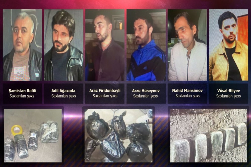 Bas Idare emeliyyat kecirib, 6 nefer saxlanilib, 21 kq marixuana askarlanib