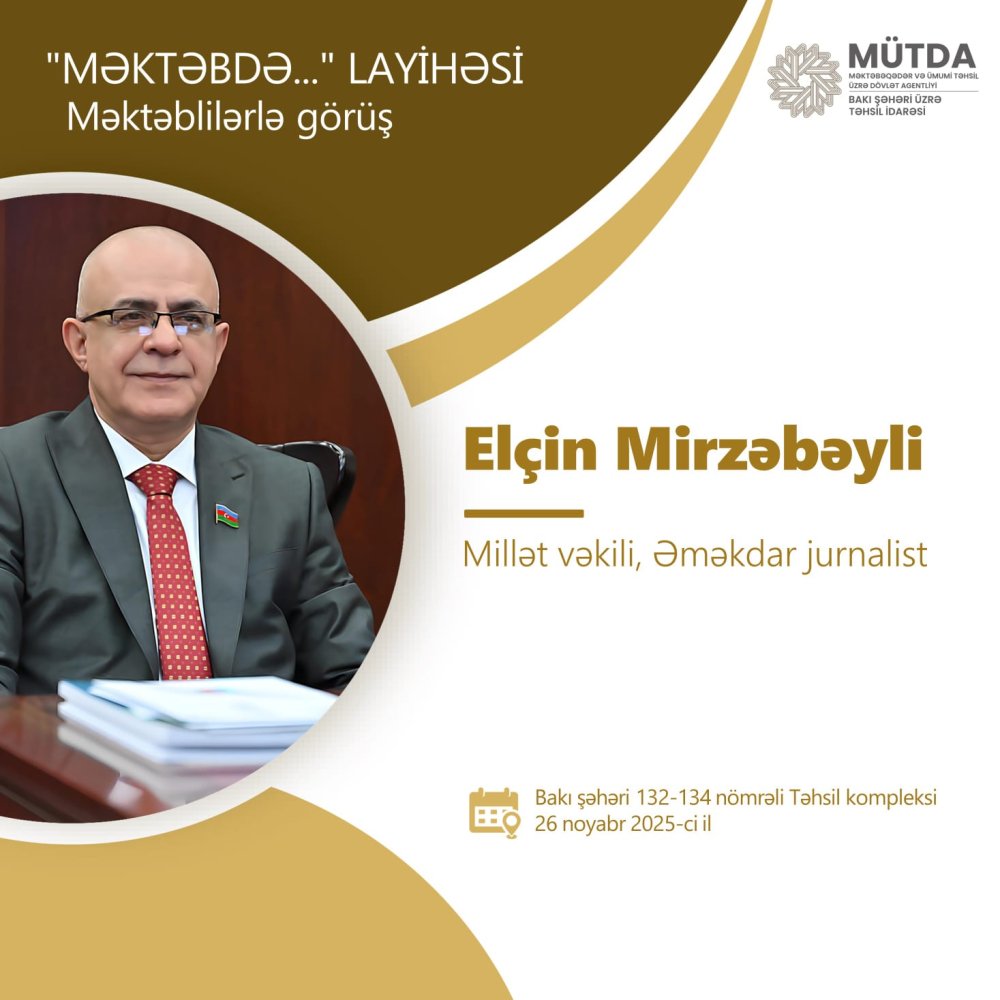 Millet vekili mekteblilerle gorusecek