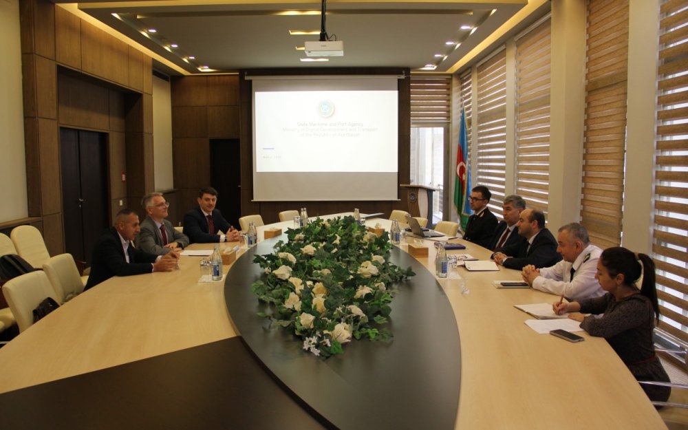 Dovlet Deniz ve Liman Agentliyinde Avstriya numayende heyeti ile gorus kecirilib