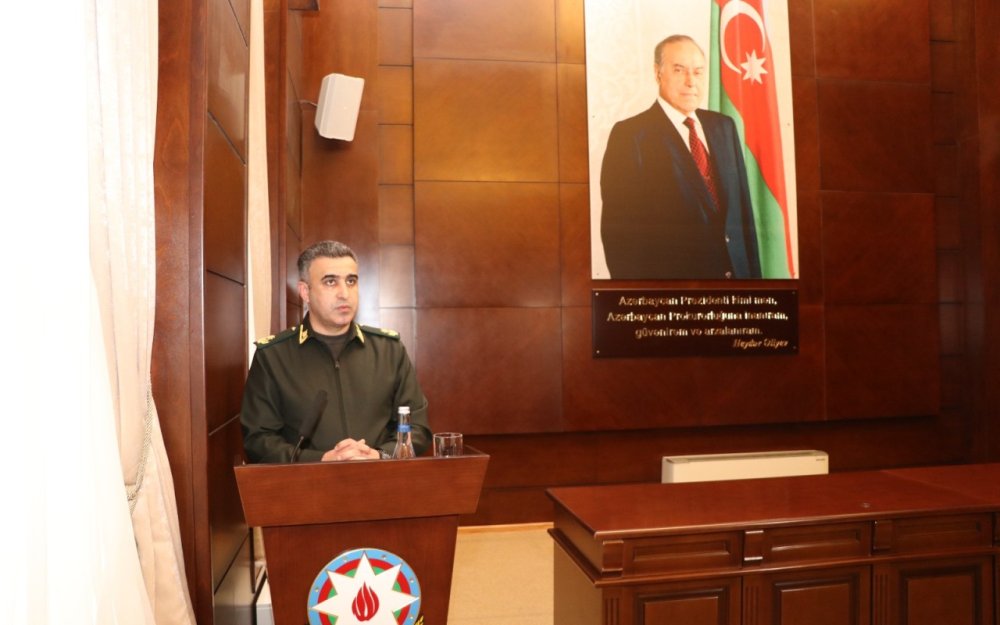 Herbi Prokurorluqda Umummilli lidere hesr olunan tedbir kecirilib - FOTOLAR