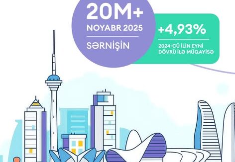 Noyabr ayinda metro ile rekord sayda sernisin dasinib