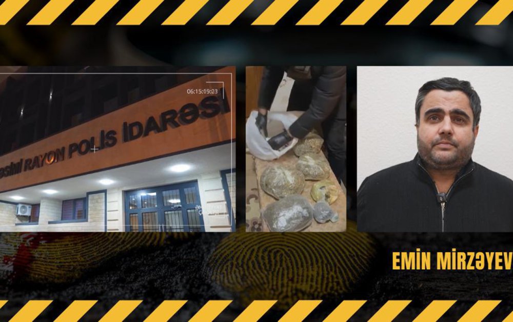 Bakida narkokuryerden 11 kilo marixuana goturuldu&nbsp;- Video